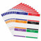 Hylabelest Namensschild-Etiketten mit Aufschrift Hello My Name is, bunte Namensschilder für Meetings, 8,9 cm x 6,5 cm, 6 Farben pro Blatt, 60 Stück (10 Blatt)