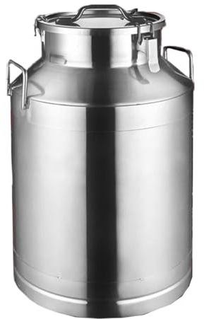 Lata de Leche Cubo de Transporte de Leche Latas De Transporte Para Leche, Balde Para Leche Resistente, Balde Para Vino, Botella Con Tapa Sellada, Jarra De Mano, Barril De Aceite Cubo de Leche Jarra de