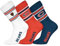 Fanatics NFL Team Crew Socks Socken 3er Pack (DE/NL/SE/PL, Numerisch, 43, 46, Regular, Regular, Chicago Bears)