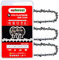 3PC 8 Inch Polesaw Chain Replacement for Greenworks 20102 (A), 20302, 20352, 20642, 20672, PS40B00 Saw Chain 29072 (91EOP33X3)