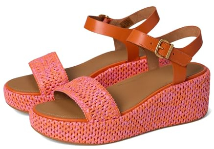 Fitflop Platfforms Woven Wedge Ankle-Strap Sandals ROZE - Größe 42