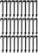 Lot de 60 AquaPEG piquets de Fixation pour Ligne d'égouttement, tuyaux d'irrigation et tuyaux gouteurs pour Tube de 20mm