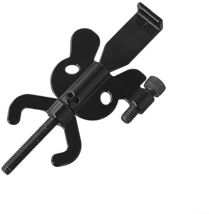 SMZhomeone Tragbares Türschloss aus Edelstahl für erhöhte Sicherheit für Alleinreisende und den Heimgebrauch (schwarz)