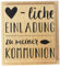 Knorr Prandell 211800170 Knorr prandell 211800170 Stempel aus Holz (Kommunion & Konfirmation) Motivgröße 5,2 x 5,4 cm , Motiv: Herzliche Einladung Kommunion