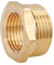 SOMATHERM FOR YOU, Bague de réduction en laiton brut 6 pans Mâle 12/17 - Femelle 8/13, idéale pour adapter le filetage et assurer étanchéité dans vos installations
