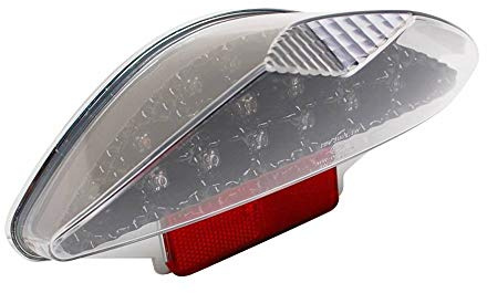 Replay Motodak Licht AR Abzischen Lexus Schwarz LED für MBK 50 Nitro-Yamaha 50 Aerox (15 LEDs Rot) **