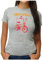 OM3® Bonanza Fahrrad T-Shirt - Damen - Retro Vintage Rad Bonanzarad I - XXL, Grau Meliert