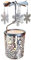kingnero Weihnachts-Schneeflocken-Karussell-Kerzenhalter, rotierender Kerzenhalter, drehender Teelicht, Kerzenhalter für Verwandte und Freunde, Geschenke