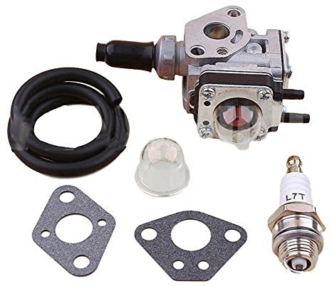 Odashen Kit de repuesto de carburador para desbrozadora Kawasaki TH43, TH48, KBH48A