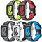 Dirrelo 5 Stück Sportarmband Kompatibel mit Apple Watch Armband 40mm 38mm 41mm für Herren, Weich Atmungsaktiv Silikonarmband für Apple Watch 8/iWatch Series 10/9/8/7/SE/6/5/4/3/2/1, Dunkle Farbe A, S