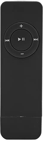 Goshyda Reproductor de MP3, Tarjeta de Memoria de 64G, Batería Máxima de 180 MAh, Sonido Decodificado sin Pérdidas, Mini Reproductor de Música de Bolsillo para Estudiantes Que Corren Viajes(Negro)