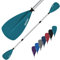 ALPIDEX 2 in 1 Paddel SUP Kajak Verstellbar Leicht Doppelpaddel Teleskoppaddel 160-207cm Aluminium Stechpaddel Stand Up Paddle Board Kajakfahren, Farbe:Petrol
