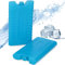 KADAX Kühlakkus, 2er Set, Blaue Kühlelemente für die Kühltasche oder Kühlbox, Kühlpads, Kühlpack, kleine Küchlakkus für den Rucksack, Ice Coolpack
