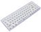 Hotswap Keyboard Kit, Mechanical Keyboard Kit, 64 Key Mechanical Keyboard DIY Kit 68 Keys 2.4G Wireless Mechanical Keyboard DIY Keyboard with Sound Insulation Mat for Home and Office Use(Purple)