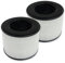 PUREBURG Replacement Filter Compatible with Russell Hobbs RHAP1031WDW RHAP1031WDB & HIMOX H02 Air Purifier,2-Pack H13 HEPA 3-Stage Filtration