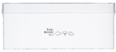 easyPART Kompatibel/Ersatz für Beko 4641000400 Gefrierschubladenblende oben EasyAccessBox 405x170mm für KühlGefrierKombination
