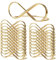 Junhui Tischkartenhalter 20 Stück, Metall Fotohalter Hochzeit Sitzetiketten Party Sitzetiketten Tischkartenclips Kartenhalter für Tischdekoration, Hochzeit Party und Geburtstag