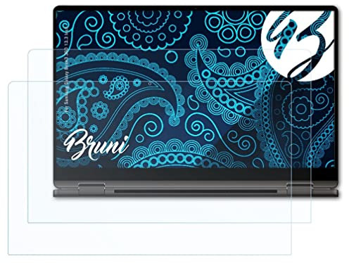 Bruni Protecteur d'écran compatible avec Samsung Galaxy Book3 360 13.3 Inch Film Protecteur, cristal clair Écran protecteur (2X)
