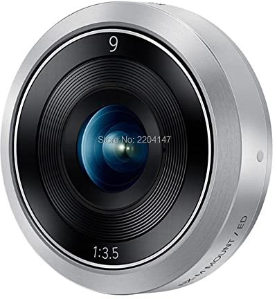 VLIZO Objektiv NX-M 9 mm f/3,5 Fixfokus-Objektiv Kompatibel mit Samsung NX Mini Miniatur-Spiegelreflexkamera