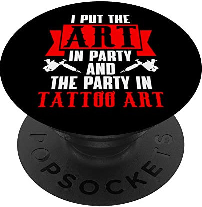 Tattoo Künstler Job Kunst Liebhaber Tattoo Gun Inks Tattooist PopSockets mit austauschbarem PopGrip
