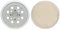 Bosch 1x Plateau de ponçage (Ø 125 mm, Mi-dur, avec système auto-agrippant, Accessoire pour Ponceuse Excentriques) & 2607019492 Lot de feuilles abrasives pour Ponceuse excentrique Grain 60/125 mm