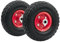 STI 2 x Ruote Piena Antiforatura per Carrello Porta Pacchi porta casse diametro 4.10/3.50-4 260x85