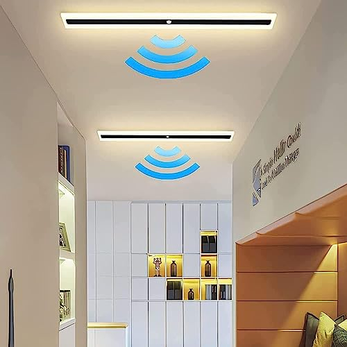 TRUYOK LED Deckenleuchte mit Bewegungsmelder 40CM IP54 Wasserdichte Deckenlampe für Innen Außenlampe Flur Wandlampe Warmweiß Wandleuchte/Deckenbeleuchtung für Wohnzimmer Treppenhaus