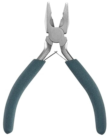 Handheld-Short Chain Nose Crimping-Pliers Handheld-Forming Rustproof Jump-Rings for DIY Making Tools Handmade Accessory Jewelry Pliers for Rings and Ball Professional Forming Rustproof Jump Rings
