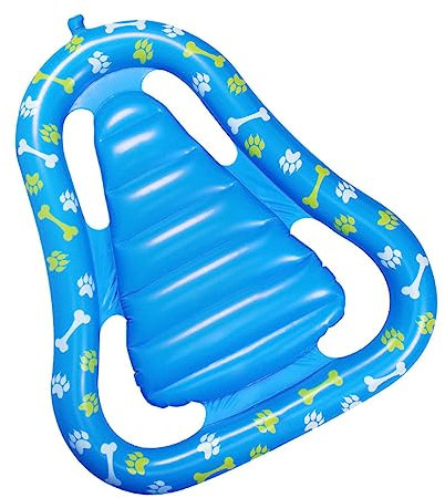 Toyvian Tapisserie Flotteur De Piscine Pour Chiot Canapé Gonflable Lit Flottant Pour Chien Pour Piscine Chien Sur Le Flotteur De La Piscine Gros Chien Flotte Chien Gonflable Épaissir Pvc