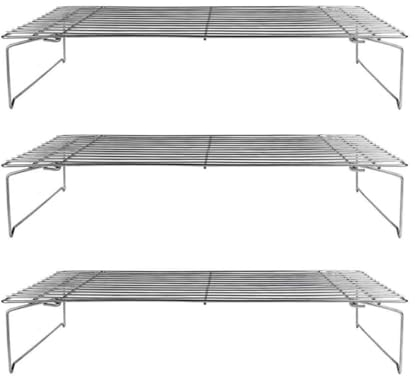 3 Grilles de Refroidissements Empilables en Inox