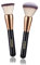 FITDON Pinceau fond de teint et Pinceau de maquillage Poudre, 2 Pièces Pinceau Kabuki professionnel Pinceau à bronzer blush pour liquide, crème et poudre