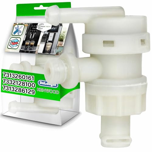 ONIX TECH Tropfventil für Kaffeemaschine mit Original Code 7313260161 7332128100 7313286129 Passend für DeLonghi für Kenwood - Garantie 5 Jahre