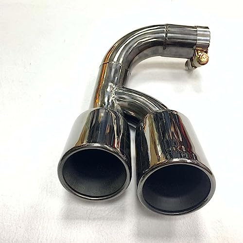 GREB Endstuck Auspuff für BMW 2013-2016 F30 316i 3 Series, Auspuffblenden Edelstahl Auto Endstück Endschalldämpfer Spitze Endrohrblende,B