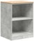 vidaXL Garagen-Aufbewahrungsschrank Betongrau Massivholz Kiefer, Schrank, Werkzeugschrank, Lagerschrank, Garagenschrank, Aufbewahrungsschrank