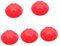 jojofuny 5St Alarm-Staubschutz Teaser Rauch Kohlenstoff fotoelektrisch Kappe Alarmstaubabdeckung Alarmstaubschutzhaube dekorative Alarmabdeckung Alarmabdeckungen aus Kunststoff Plastik rot