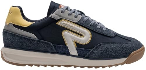 Replay Herren Runner Sneaker, Navy (Blau), 43