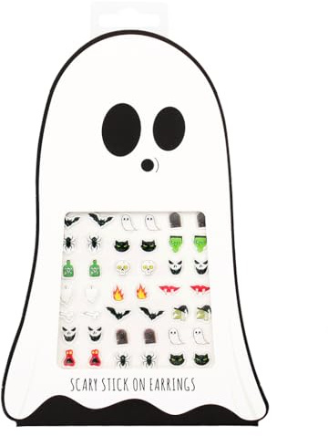 Rex London Stick on earrings (30 pairs) - Spooky