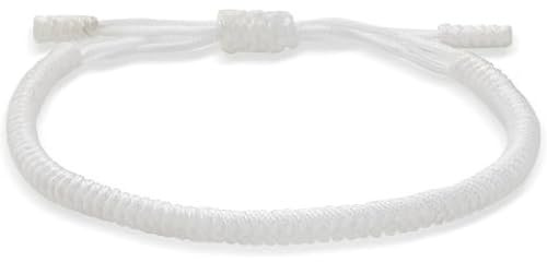 KalanKa - Bracelet Tibétain cordon tressé ajustable pour femme ou homme