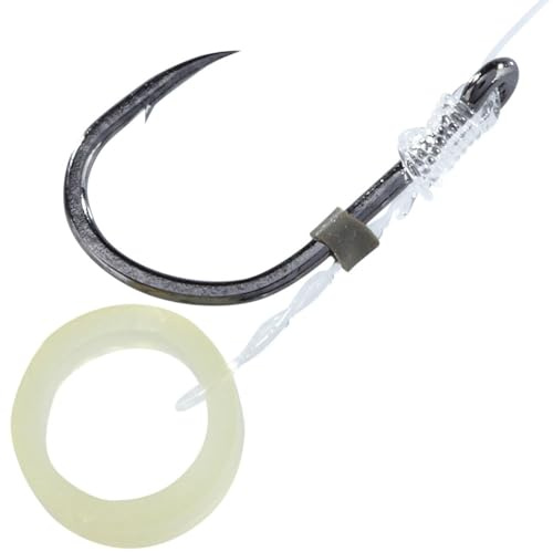 Owner Feederhaken Method Pelletband - 6 Angelhaken, Gr./Durchmesser/Tragkraft:Gr. 14/4.0kg /0.20mm