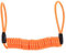 Fydun Recordatorio de Bloqueo, 1,2 Metros Nueva Motocicleta ATV Scooter Alarma Recordatorio de Seguridad Disco Lock Coil Cable Ap(Naranja)