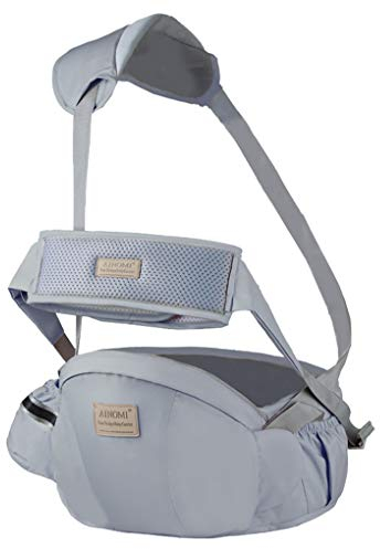 Baby Hüftsitz Ergonomische mit Sicherheitsgurt Schutz,Reine Baumwolle Leicht und atmungsaktiv,Ergonomischer Leichte Taille Hocker Baby Hüftsitz für 3-36 Monate