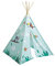 Janod - Tropik Kinder-Tipi - Kinderzimmer-Dekoration - Höhe 160 cm - Transporttasche inklusive - FSC-zertifiziert - Wasserfarbe - Ab 2 Jahren, J08263