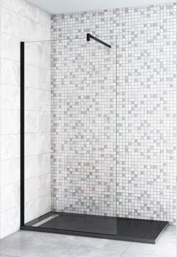 Aica Sanitär Walk in Dusche 70cm Duschabtrennung Walkin Duschwand 8mm Nano Klarglas H200cm