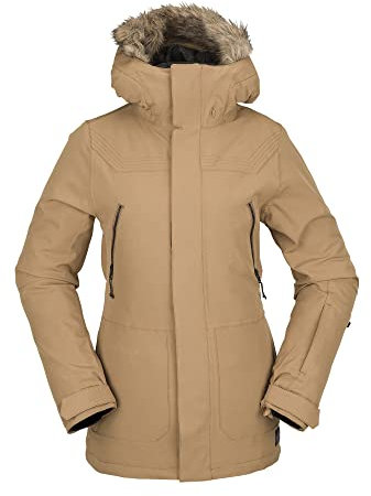 Volcom Shadow Ins Jacket Veste, Caramel, XS Femme