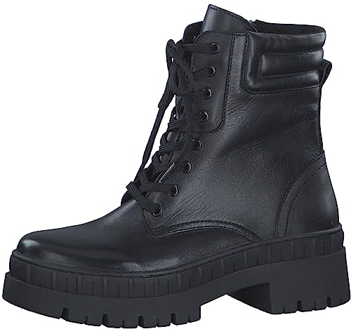 MARCO TOZZI 2-25205-41, Botas con Cordones Mujer, Negro, 40 EU