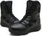 5.AA JX068 Stiefel Einsatzstiefel Trekking-Schuh Wanderschuh Bergschuh Outdoorschuh Größe Verschleißfest Schwarz 41EU