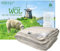 Isleep Wolle 4-Jahreszeiten Steppbett - 100% Wolle (240x220 cm)