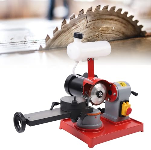 Loobiiny Schärfer für Sägeblatt 370 W Schärfer für Kreissägeblatt für Klingen von 80-700 mm Schleifmaschine für Kreissägeblatt