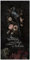 wandmotiv24 Türtapete Rabe, Gothic, Totenkopf, Spruch 100 x 200cm (B x H) - Dekorfolie selbstklebend Sticker für Türen, Türfolie, Aufkleber, M1463