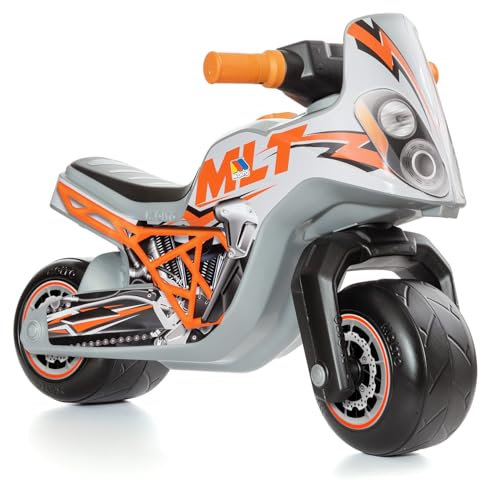 MOLTO | Moto Molto Cross Race Plata | pour Tous Les Types de terrains | Jouets pour Enfants sûrs et durables | Favorise Le développement sain des garçons et des Filles | +18